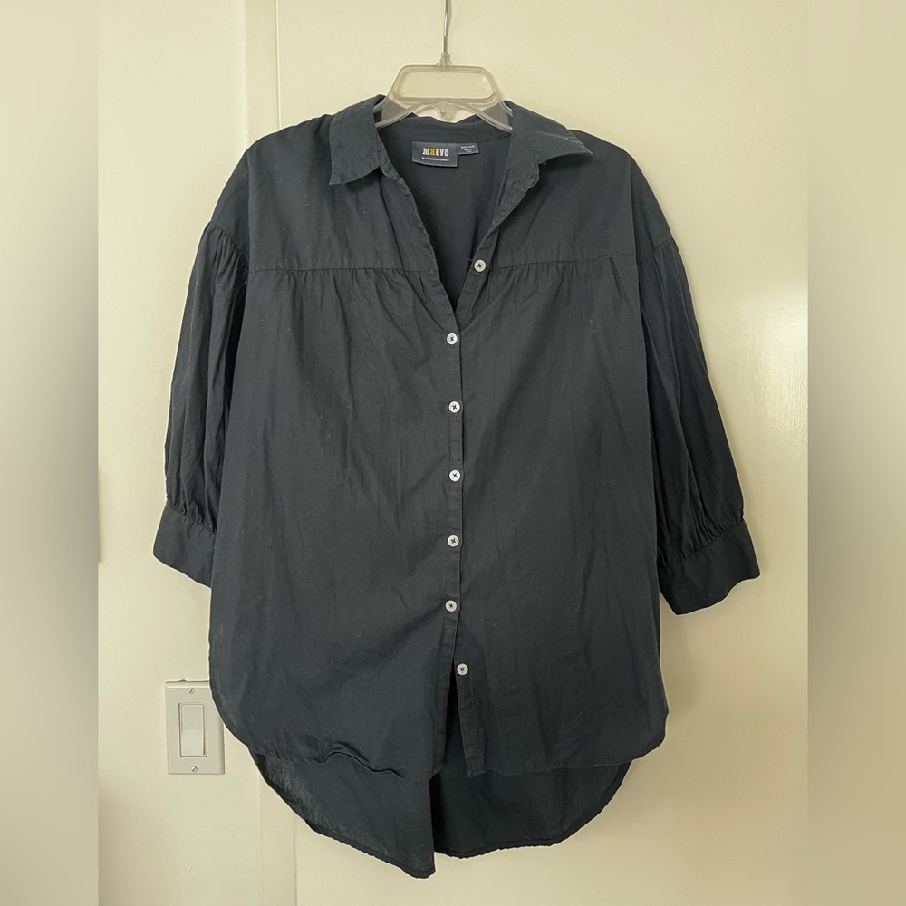 🥳 Anthropologie/Maeve Black Blouse